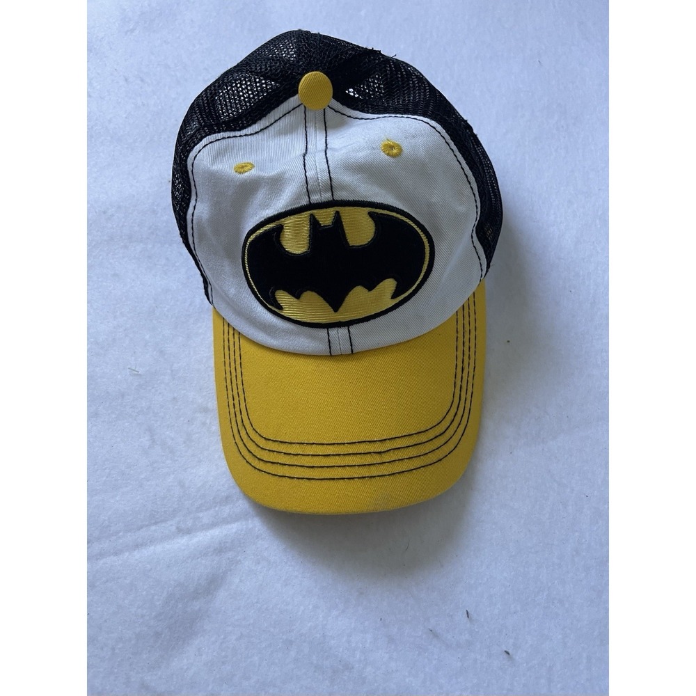 Men's Bat-man Cap/Hat One Size.six Flags Brand.